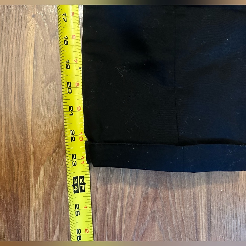 Express Stretch Straight Mid Rise Pants - Picture 8 of 9